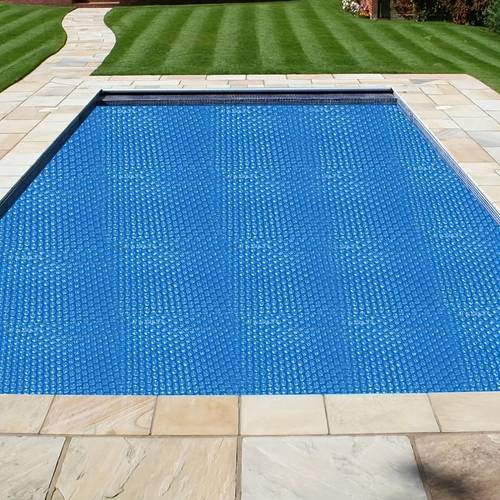 rectangular solar thermal pool cover to fit any size specifically designed for in ground pools and hot tubs features a for superior heat and insulation utilizes solar energy to water temperature simple and easy