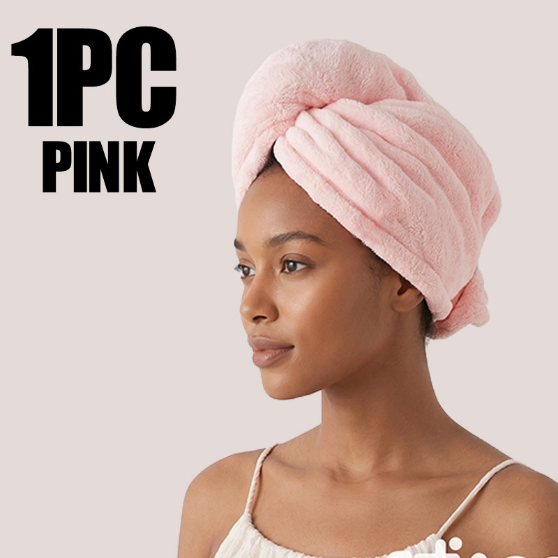 TEMU Serviette de séchage pour cheveux grande taille pour femme, série Color, spécialement pour cheveux bouclés, serviette de séchage en super
