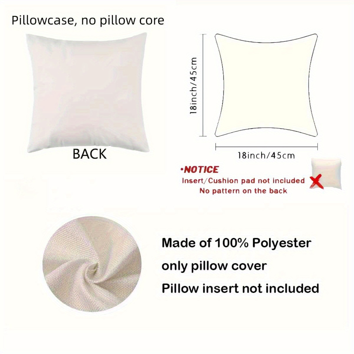 100% polyester pillow covers vintage floral geometric Temu