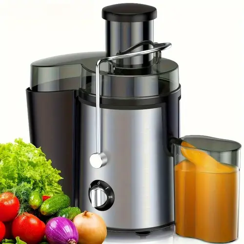 1000w 3 centrifugal juicer machine 3 feed chute bpa free easy to cleaning brush suitable for home black