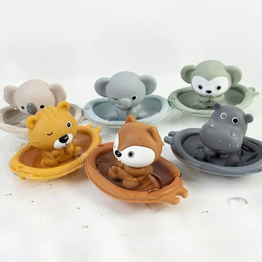 Stacked Boat Toys Animals Hands Puppets