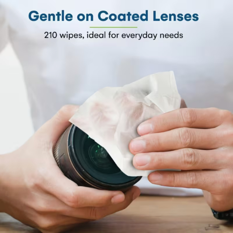 300pcs Disposable Pre-Moistened Lens Cleaning Wipes for Glasses, Cameras, and Electronic Devices