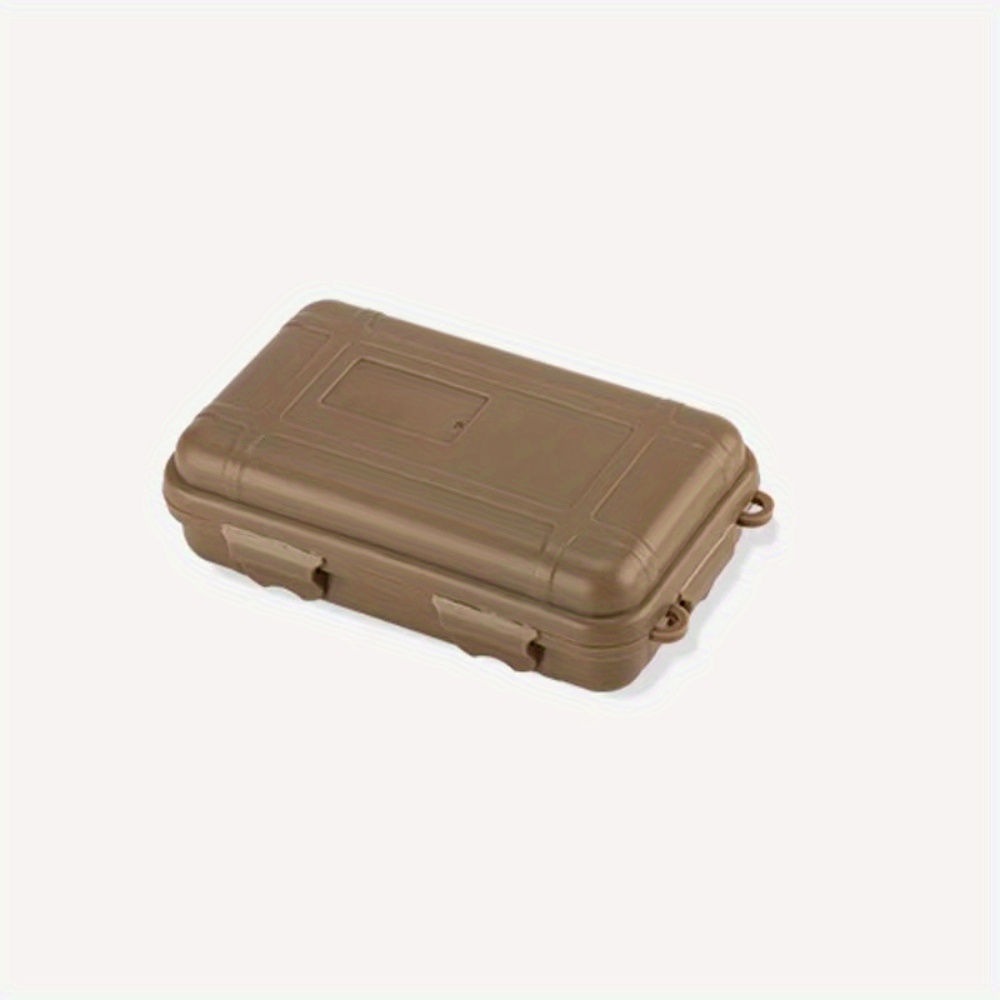 1pc Edc Tool Box Outdoor Camping Survival Kit Shockproof Waterproof Case Sealed Box Outdoor Survival Storage Box Small