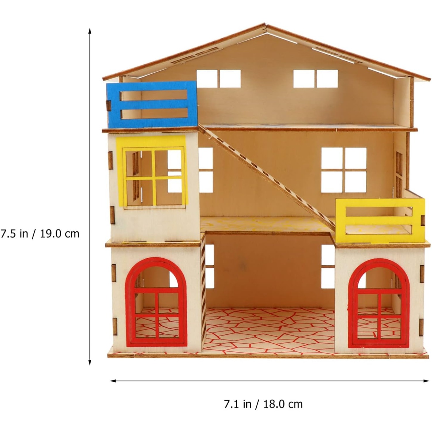 Hamster Castle Villa with Ladder for Small Animals