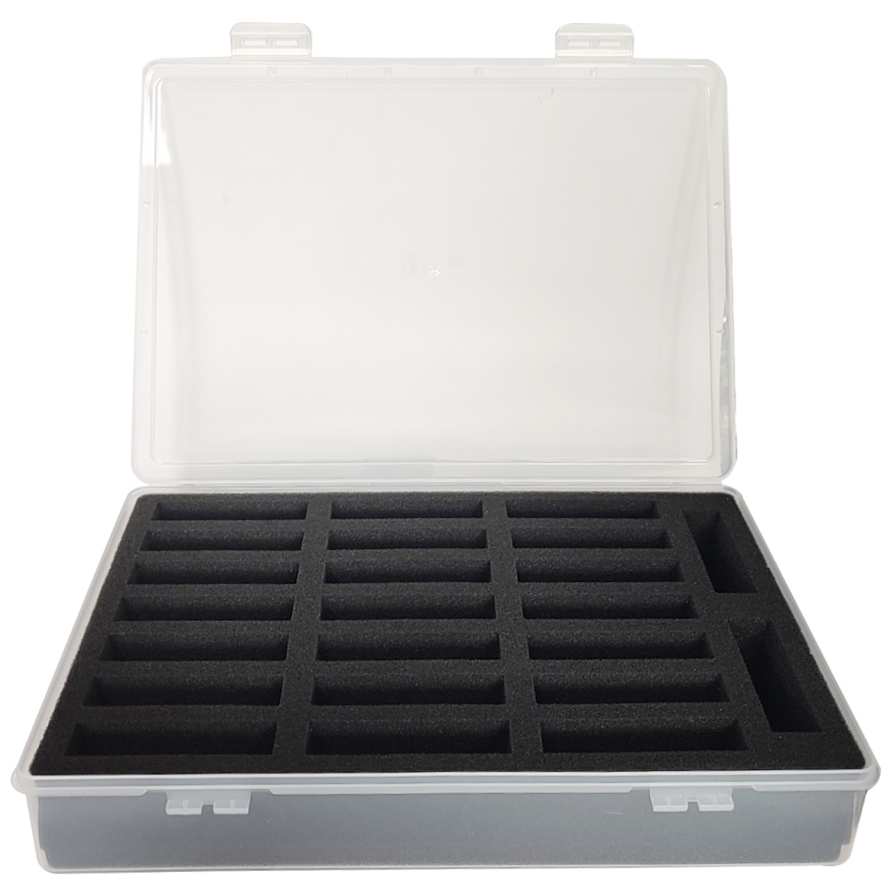 TEMU Boîte de rangement pour modèles de voitures à 23 emplacements, organisateur de tri pour voitures jouets, -poussière, multifonctionnelle
