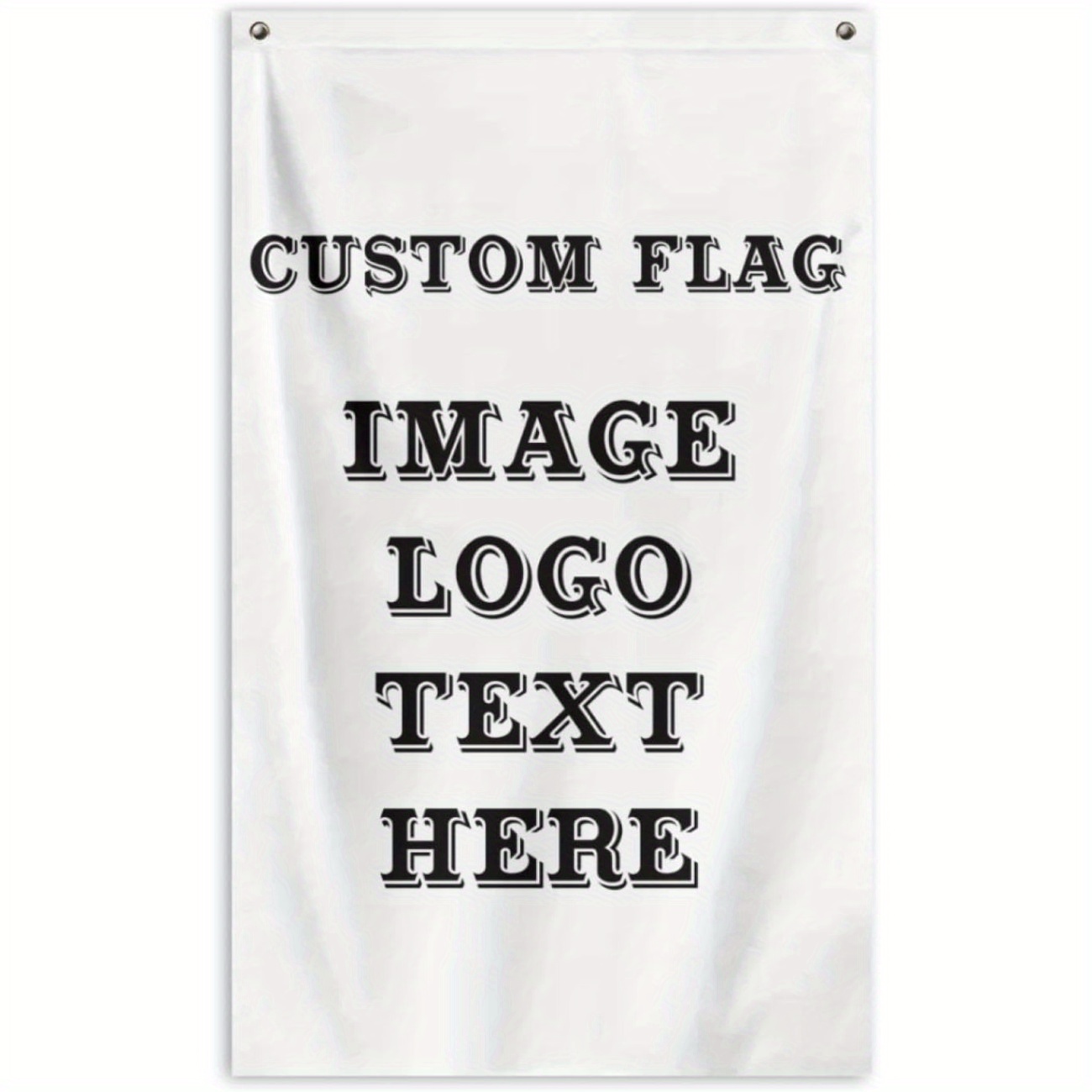 1pc, Custom Vertical Single Sided Flags, Personalized Add Your Own Text/photo/logo Indoor Outdoor Decoration Gift With 2g