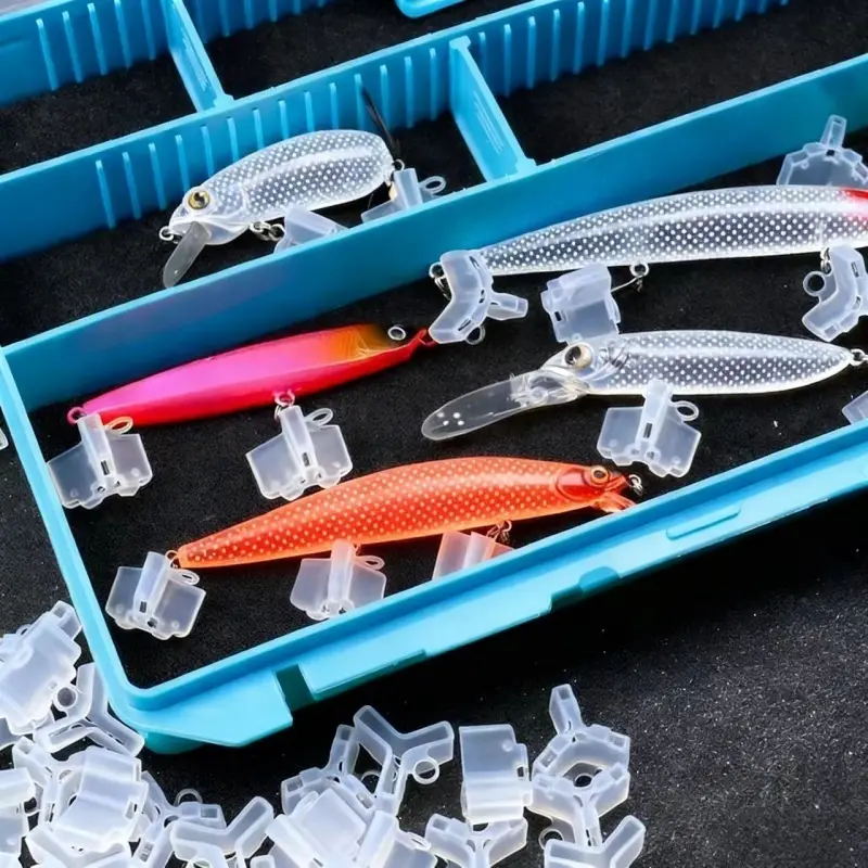 amazing fish hook storage and protection Dr.Fish Snelled Holder 6.8 Product Overview Protect your fishing gear and loved ones with these clear PVC fishing lure wraps Fishing Lure Wraps Transparent Lure