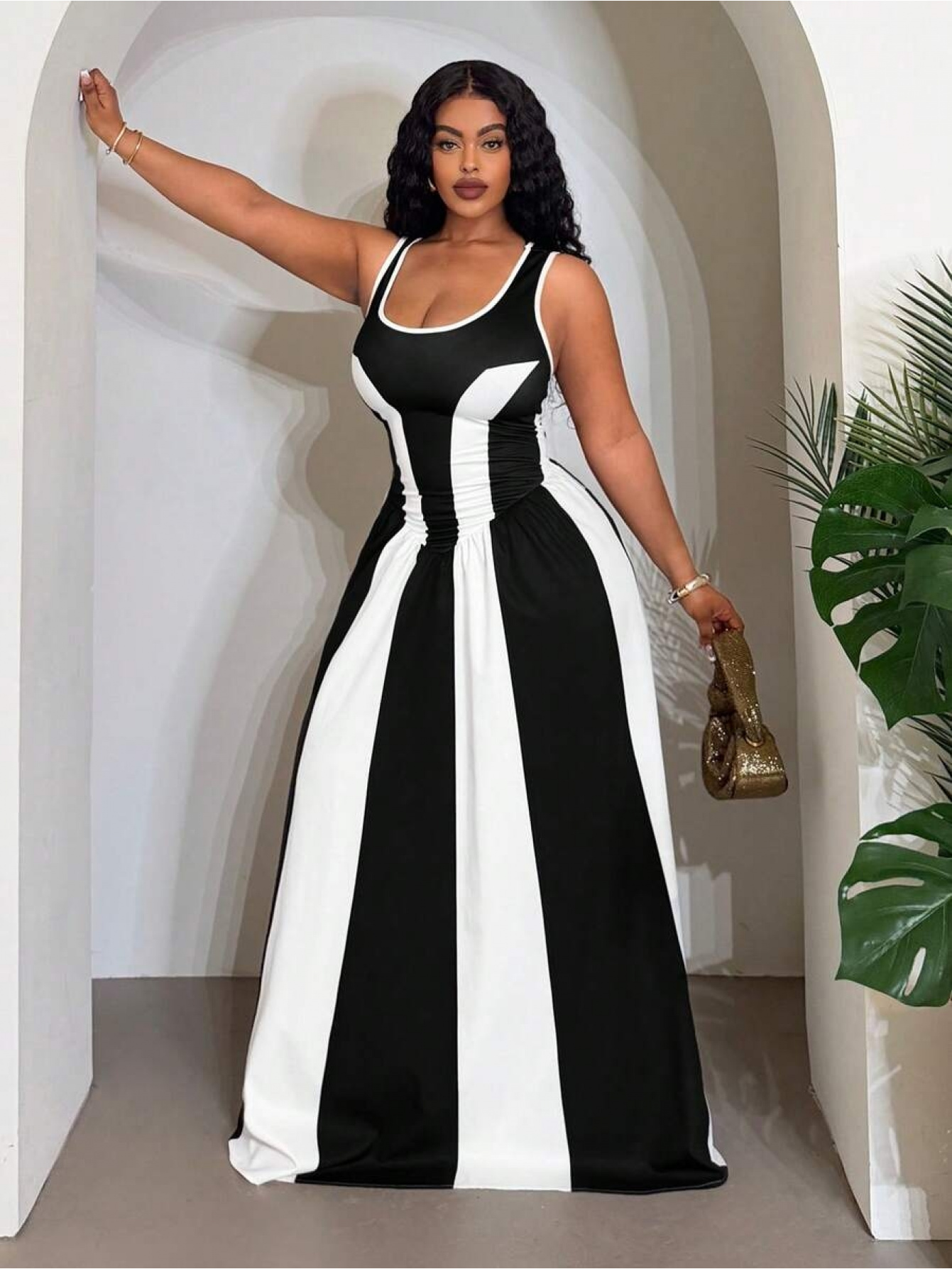 princess polly baby blue dress Lace Plus Size Formal Party Dress In BLACK WHITE main image 1