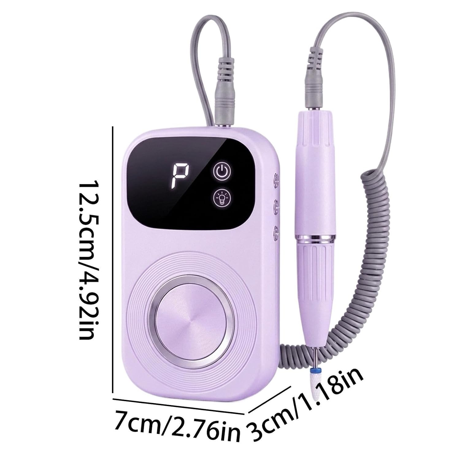 Portable Electric Nail Drill with Nail Lamp, Professional Set
