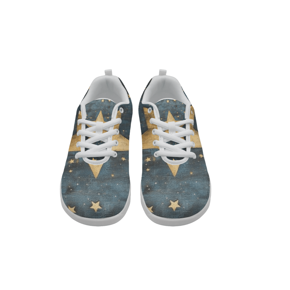 Customized Women's Plus-Size Wide-Toe Casual Sneakers, Indoor/Outdoor