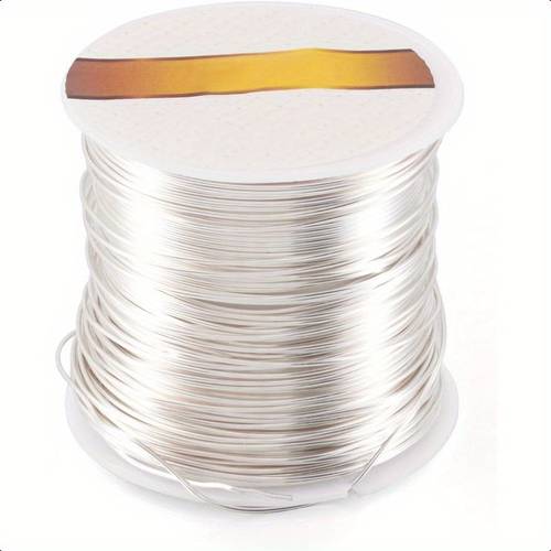 42 6 feet tarnish resistant copper wire 21 gauge wire jewelrywire beading craft wire for jewelry making silvery
