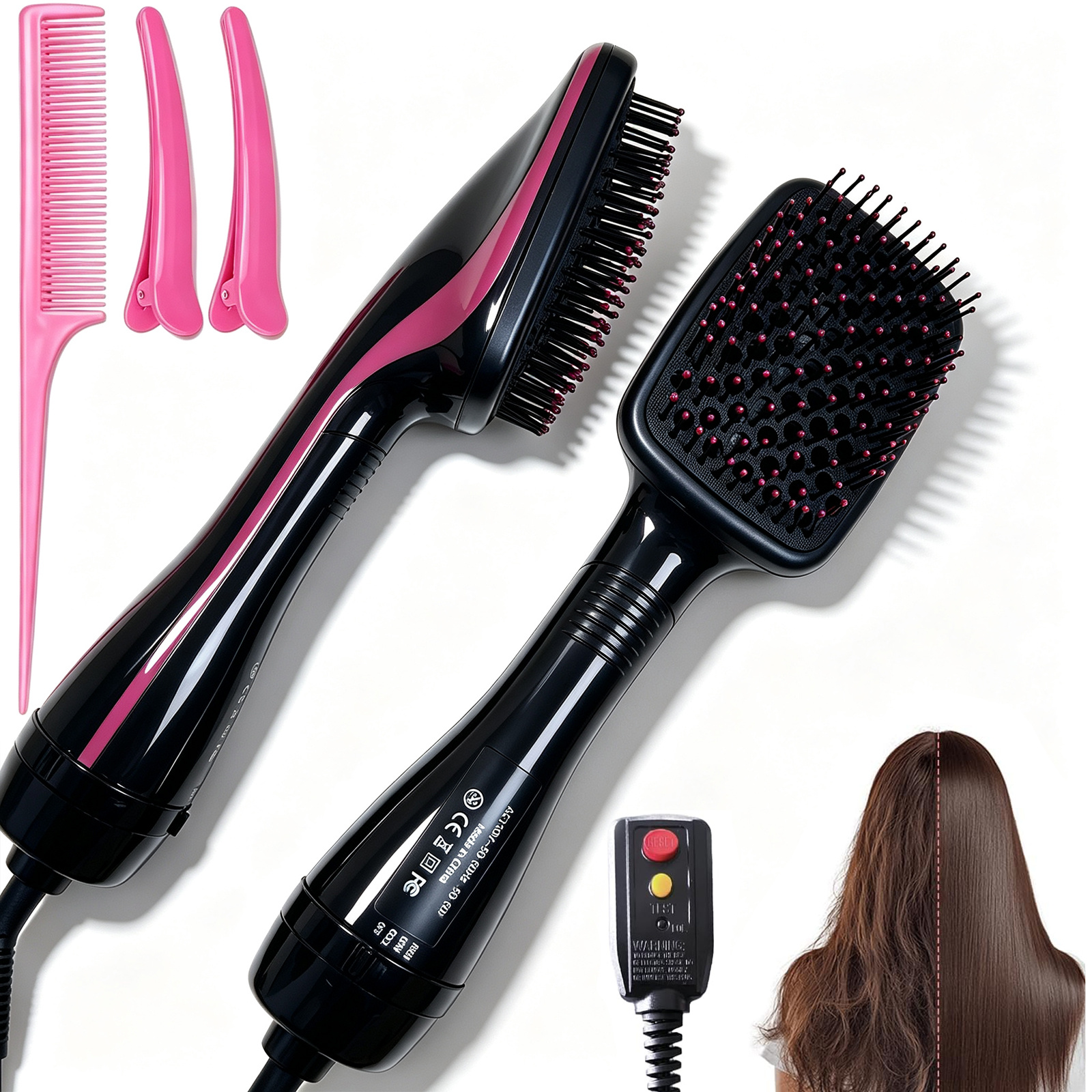 4 in 1 Hot Air Brush Blow Dryer Brush Volumizer