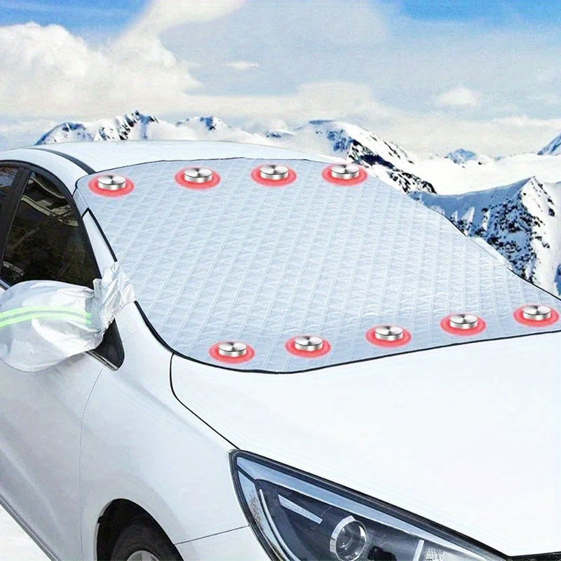 

Fit Magnetic For Suv/mpv - , Sun & Uv Protection With 9 Magnets, Aluminum Film, , Large Size, Adsorption, Anti Frost