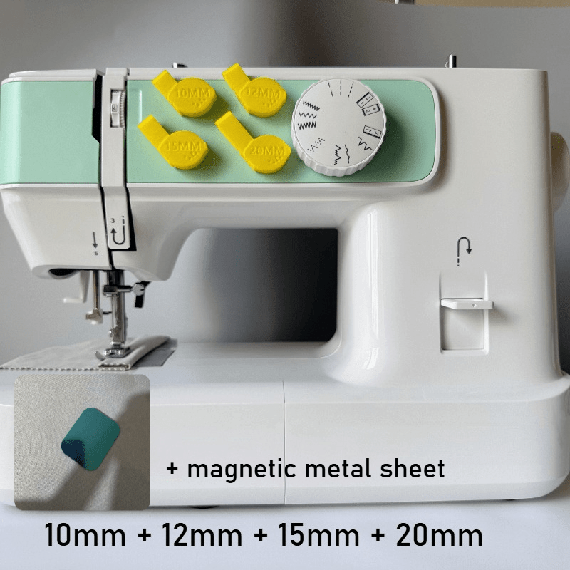 TEMU Sewing Machine Presser Foot Tool Set, Sewing Hemming Auxiliary Tool, Sleeve Waistband Collar Seam , Sewing Machine Accessory Foot, Hemming Tool,
