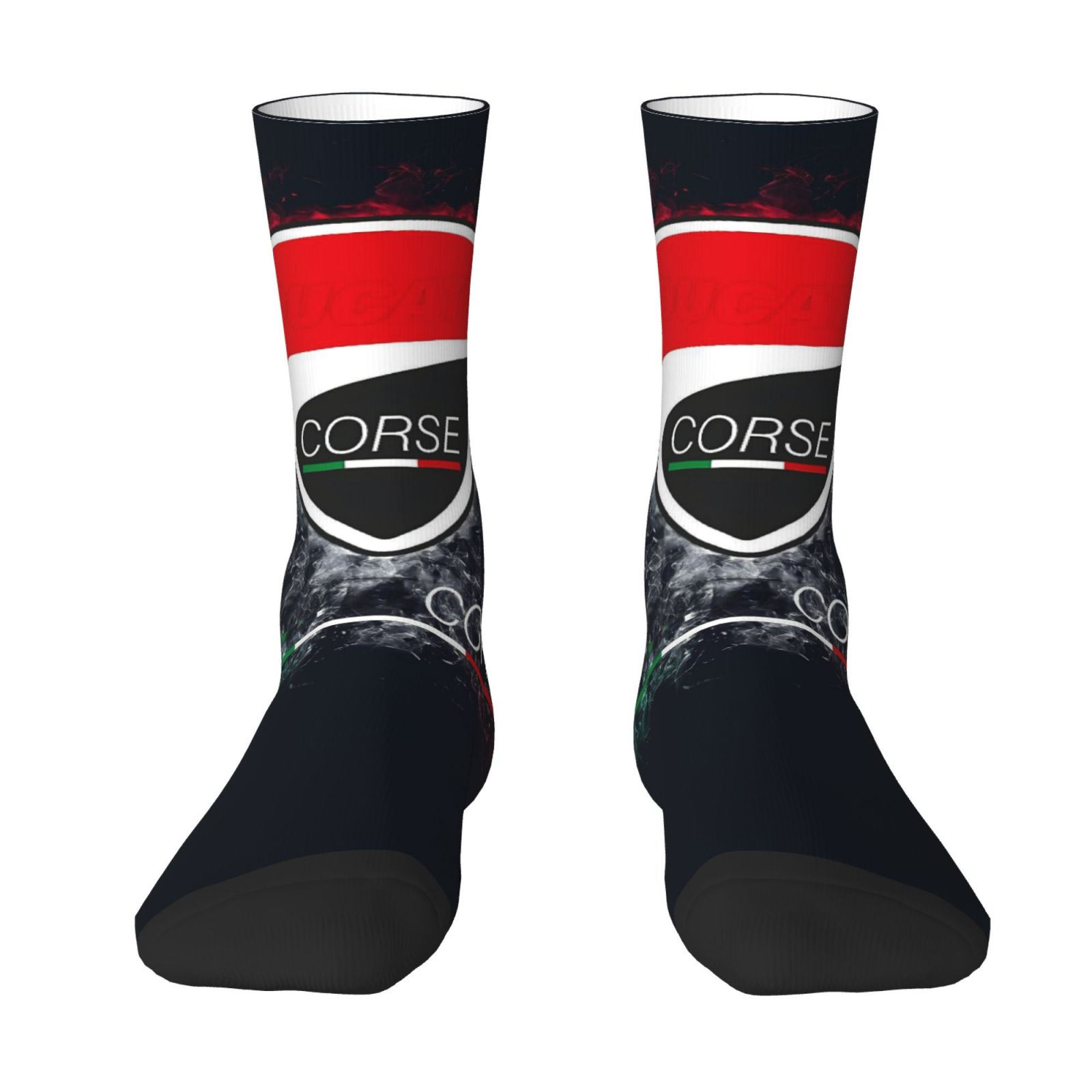 TEMU 1 Pair Men's Novelty Print Sailor Socks, Smoky Version , Trendy Casual Wear, Comfortable And Breathable Individual Fashion Socks, Suitable For ,