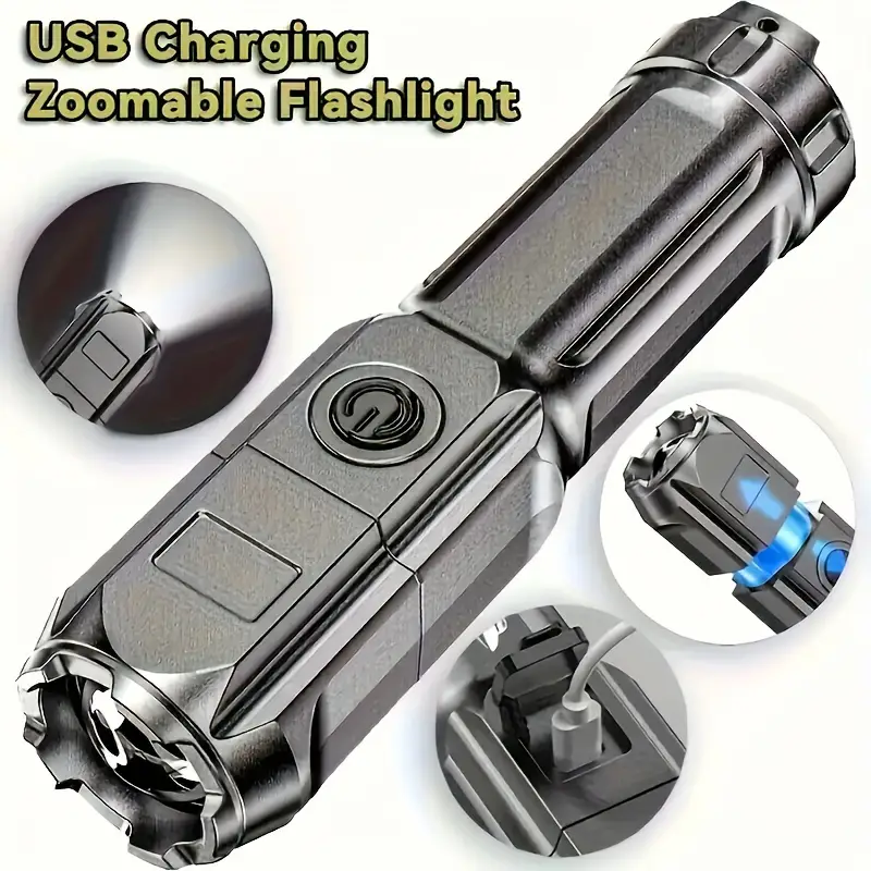 1 bright variable focus flashlight portable multifunctional variable suitable for outdoor emergency use details 2