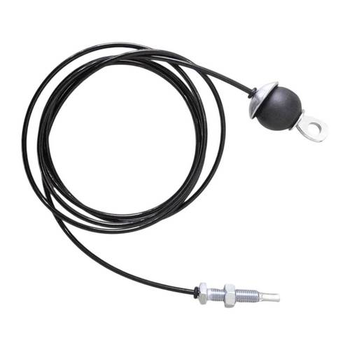 vervangingskabel voor sportschool, belastbaar, krachttraining, 6 mm dikke staalkabel, 2,5 m