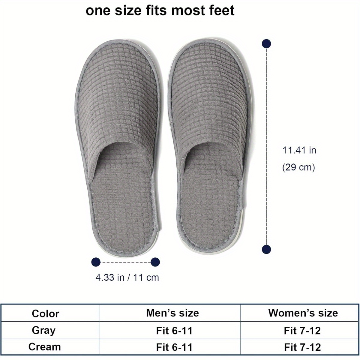 12 pairs spa slippers disposable slippers guests soft Temu