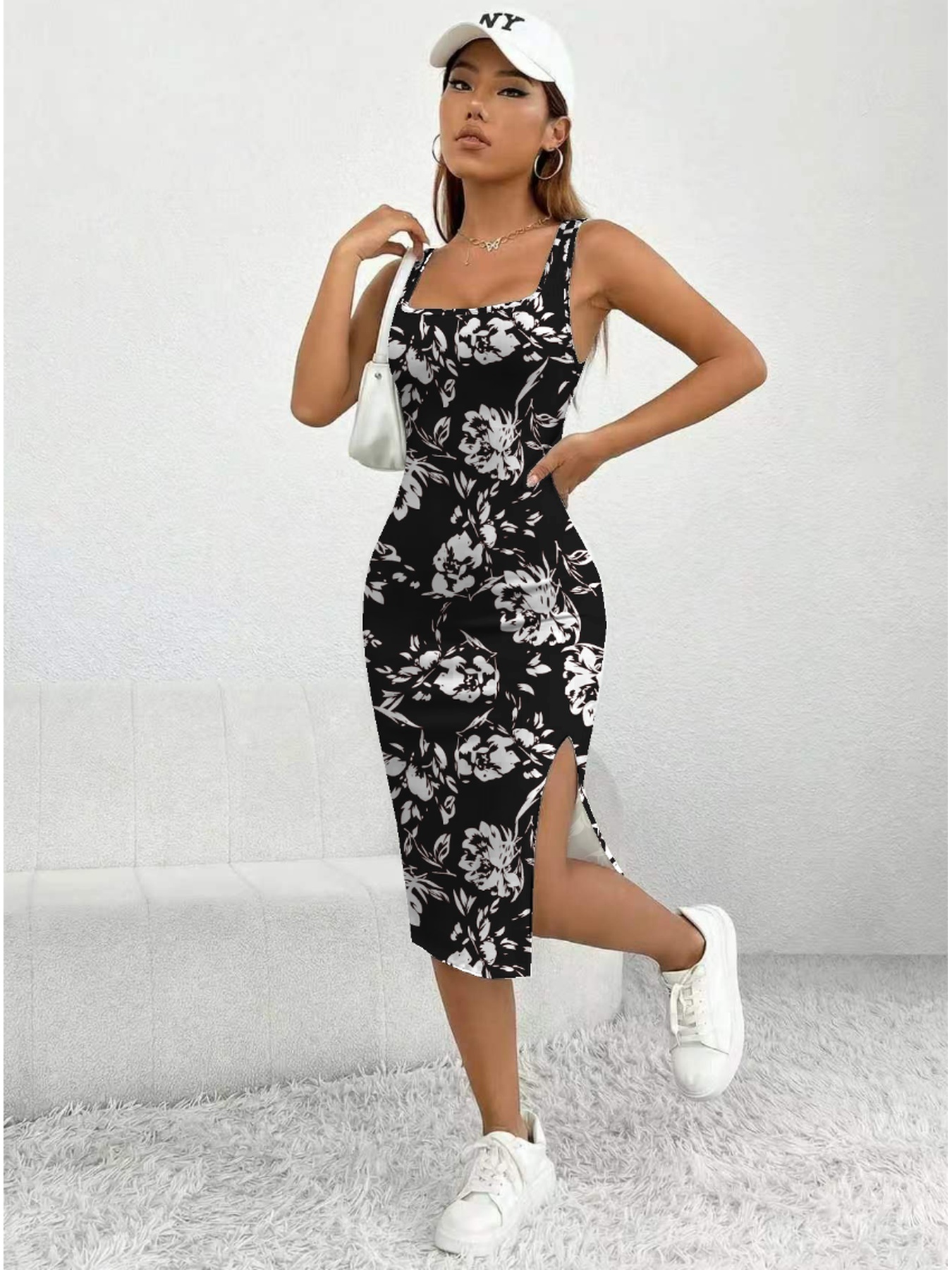 1940s dress dresses Unique Vintage Plus Size Style Black Knit Short Sleeve Natalie S custom_Sultry Cute Pink A Line BELT SIZE:36 Inches Snap closure at bodice