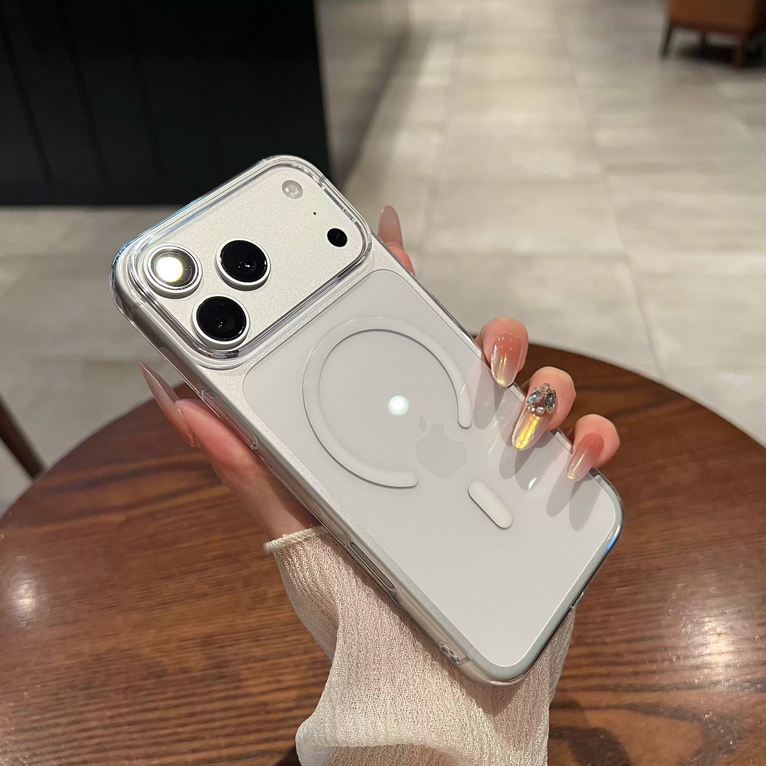 TEMU Phone Case: Magnetic Solid Color Transparent Case, Protection, Full-coverage Phone Case. Suitable For Iphone 18 Pro, 17 Air, 16, 15, 14, 13, ,