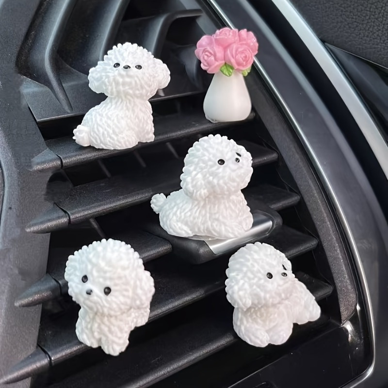 

4pcs Miniature Figurines, Car Dashboard Decor, Accessories For Desk And Display