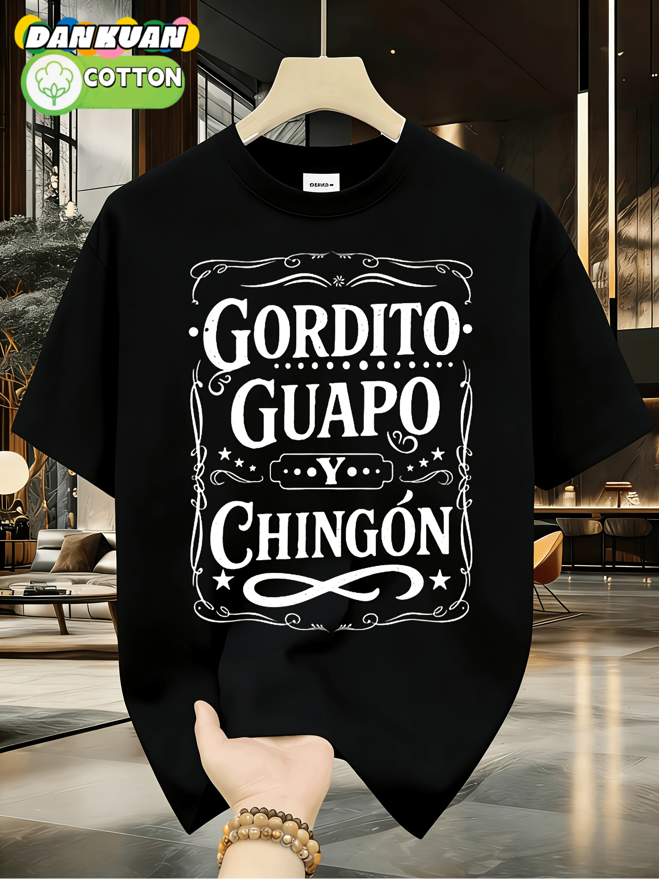Plus-Size, Cute, Cool, And Bold Mexican-Style Spanish T-Shirt. Fun And Novel Christmas Men'S T-Shirt for Everyday Wear. Trendy Summer Streetwear Fashion. High-Quality, Comfortable, Casual Printed T-Shirt with Humorous Designs, Plus Size