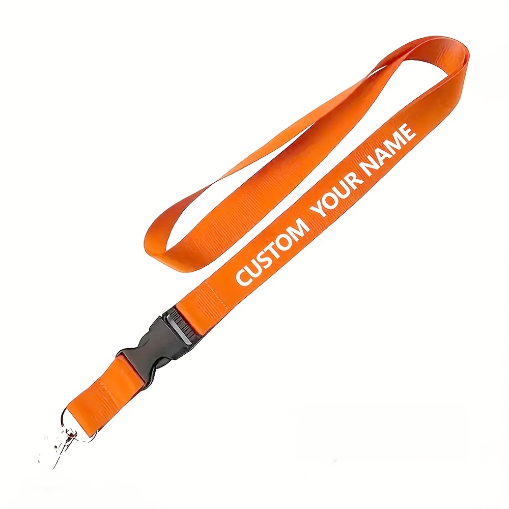 33pcs With Logo Text, 14 Colors Personalized Id Badge Lanyards For Office Employees, Corporate Events, School Staff, Conference Gifts