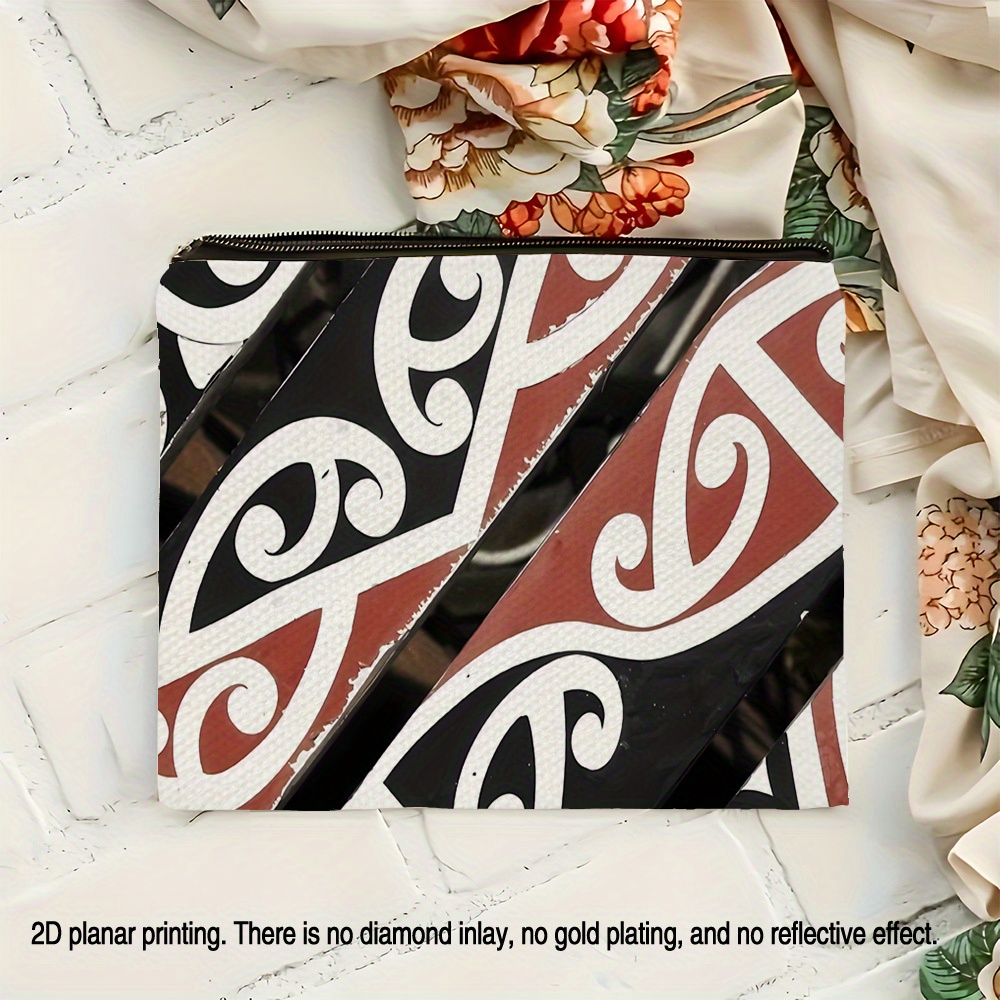 TEMU A Stylish And Modern Cosmetic Bag Celebrating Maori , Organizing Additions And An Essential Gift For Graduations, Weddings, And Thanksgiving