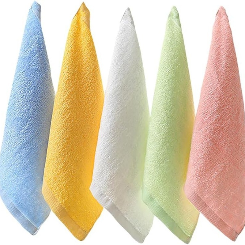 TEMU 6pcs Soft Face Cleaning Cloths Reusable Body Wash Cloths Face Towels Facial Beauty Towels Face Makeup Remover Cloths Absorbent Hand Towels