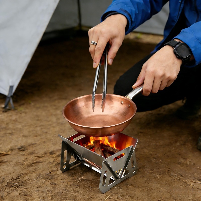 portable stainless steel wood burning camp stove heavy duty - Temu