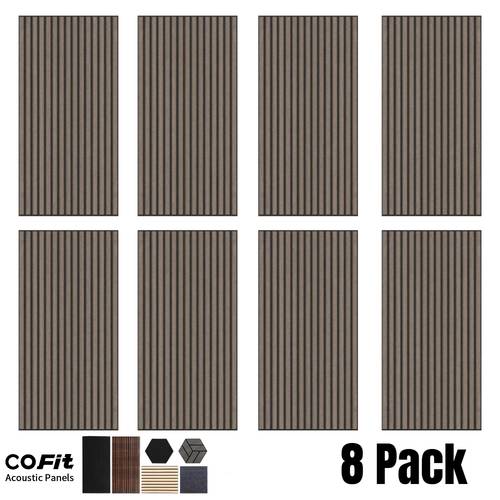 8pcs pack self acoustic panels suitable for echo coverage wall panels with pvc surface high density soundproof panels suitable for theater recording studio office durable sound absorbing panels