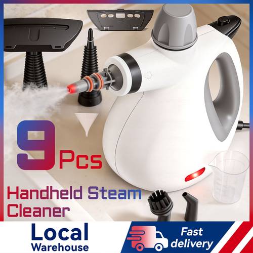 heymyth portable steam cleaner high pressure handheld steamer with large capacity for cleaning tiles grout sofas carpets windows bathrooms upholstery and car detailing suitable for home use 9 additions