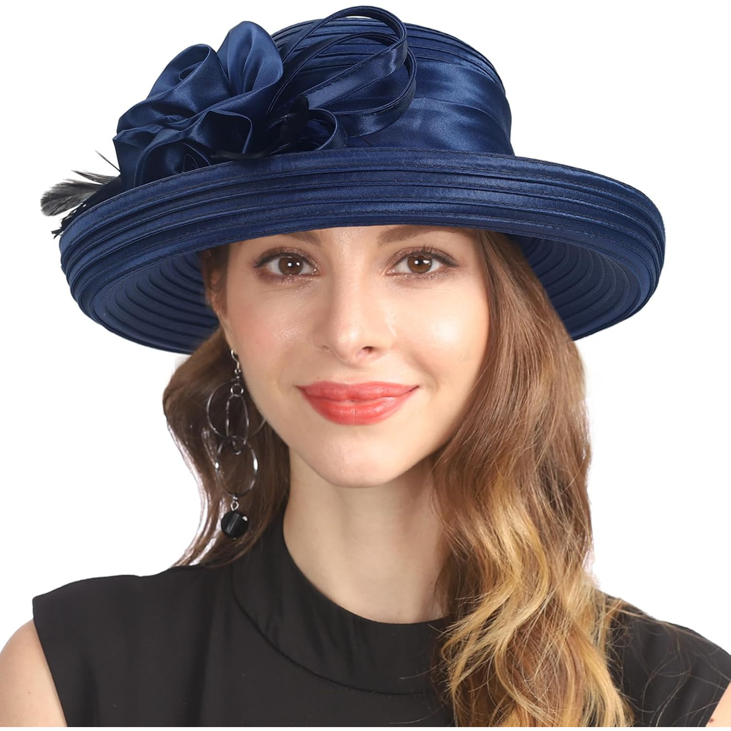 chinese dress ladies Navy West Hall Script Hat | du Exclusives main image 0