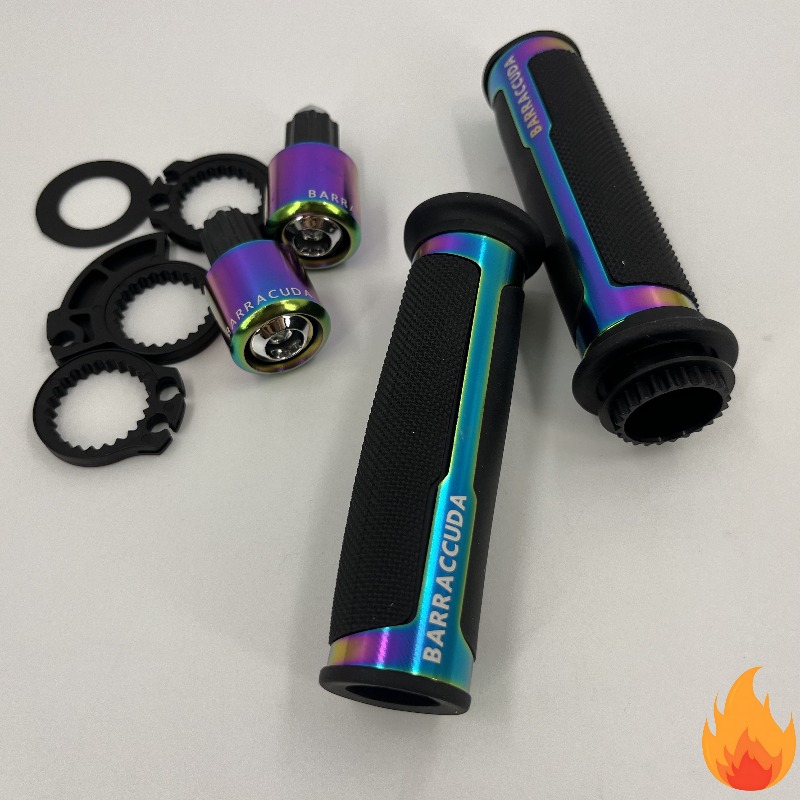 TEMU 7/8 Universal Motorcycle Handle Grips Cylinder 22mm Cnc Hydraulic Clutch Lever Adjustment Brake Clutch Handle For , Motorcycle Additions