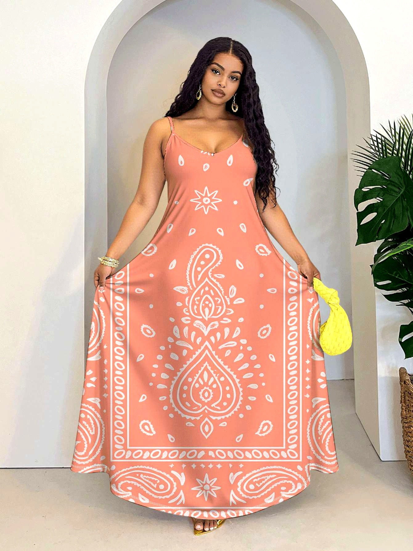 dress 70s hippie style sold on Temu United States