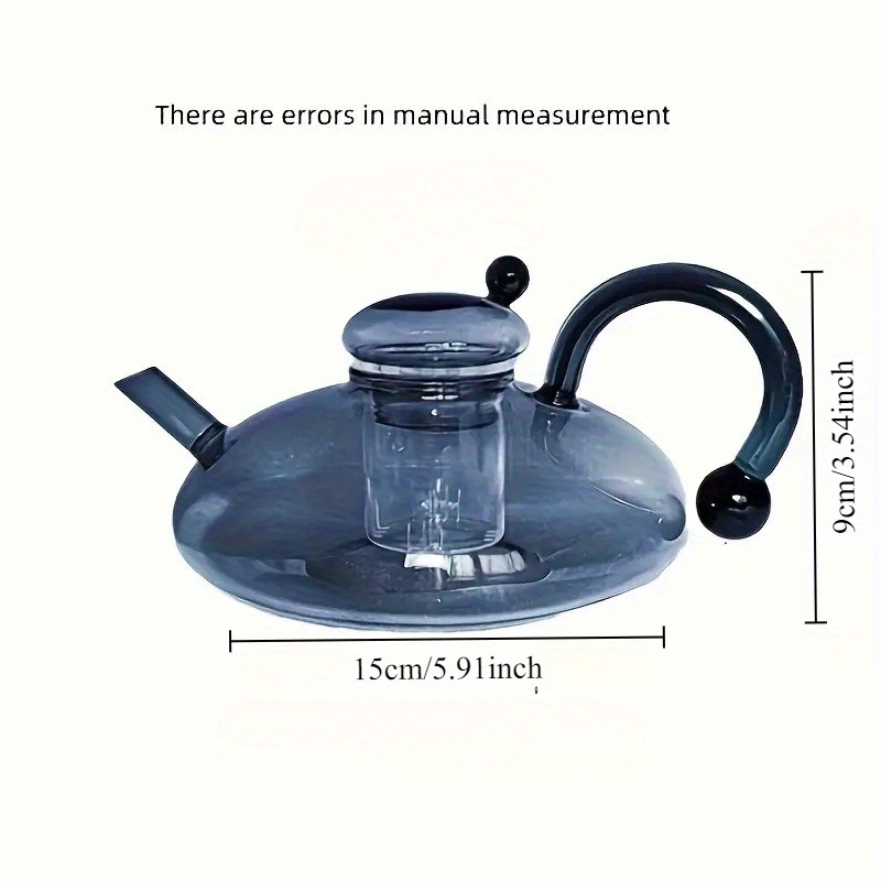 てむ a elegant borosilicate glass teapot - Temu
