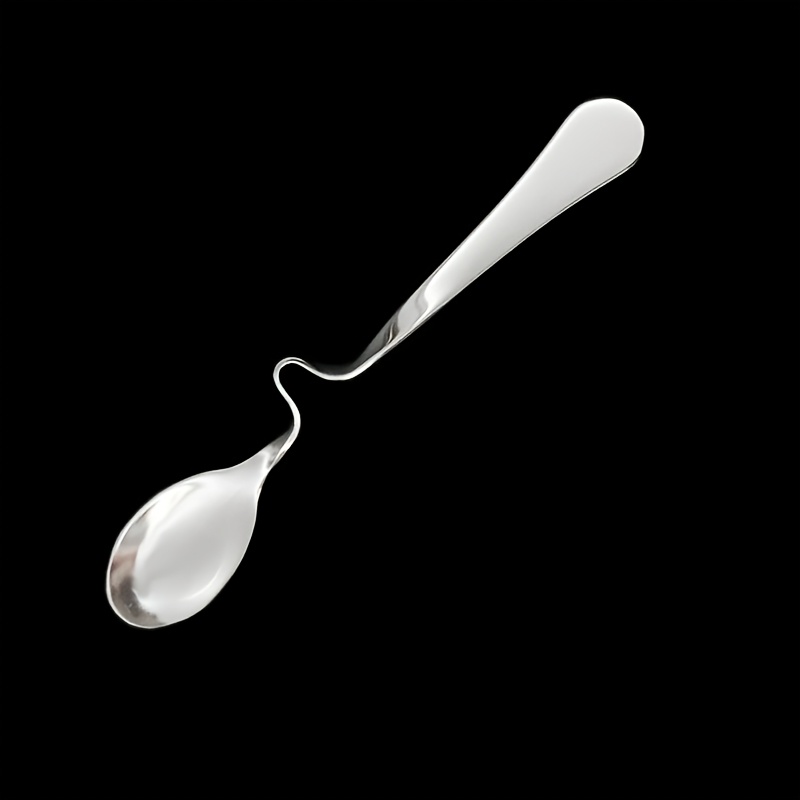 TEMU Cucchiaio da appendere a forma di acciaio inossidabile, 1 pezzo, per , con a torsione, cucchiaio da mescolatura per caff癡, latte e t癡, posata in