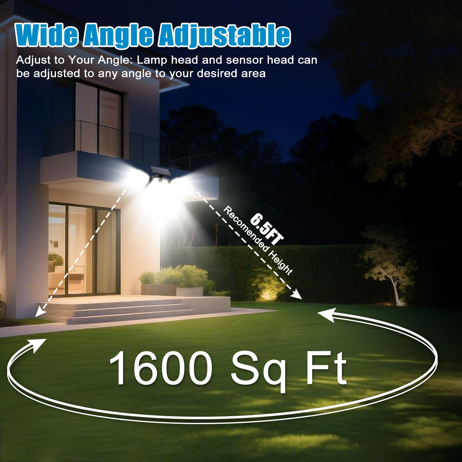 Solar Outdoor Lights with Remote Control