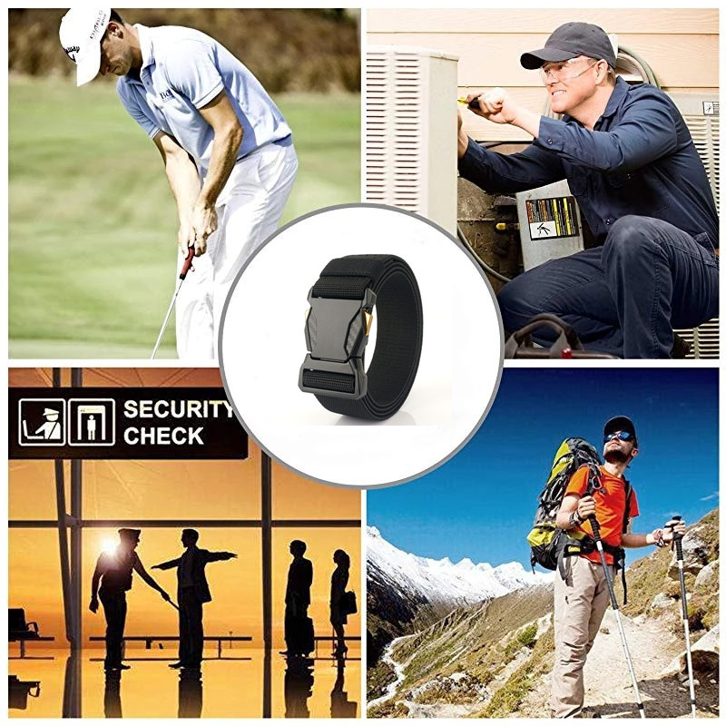 3pcs Tactical Belts Quick Release Buckle Durable Polyester