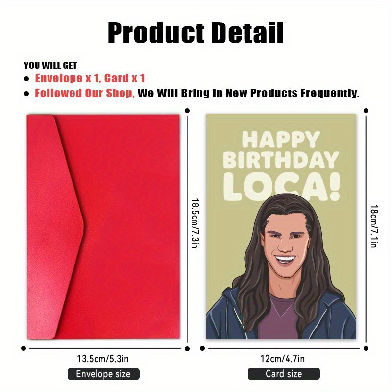 TEMU Happy Birthday Pop Greeting Card 1pc, Birthday Card, Theme Card, Pop Card, Birthday Wishes Card