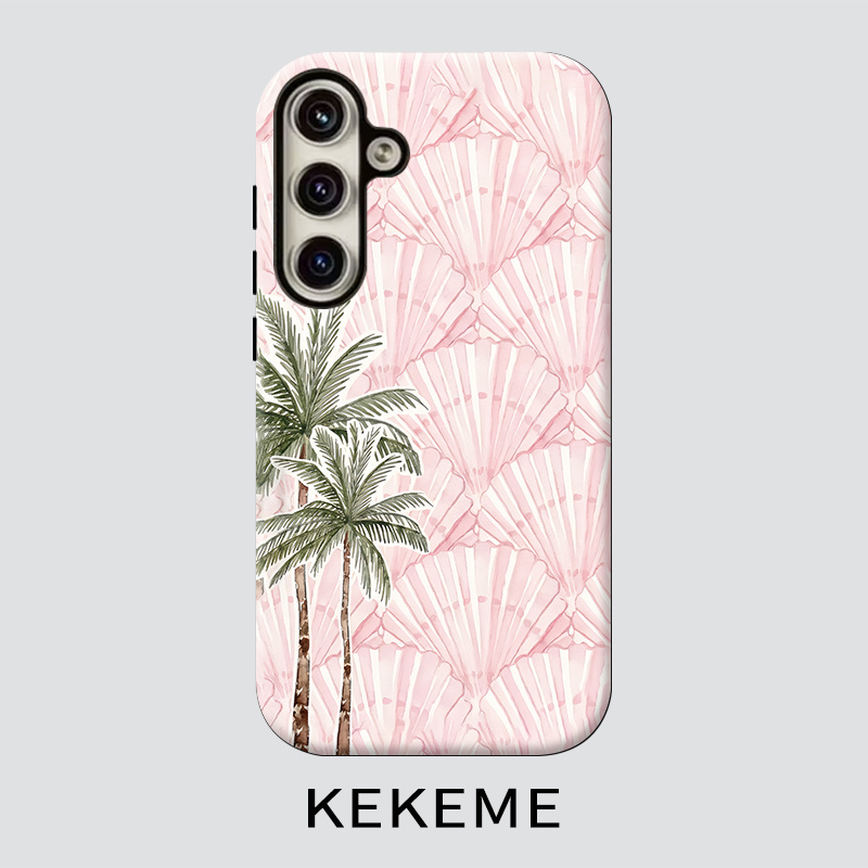 TEMU Phone Case - Kekeme's Coconut Tree Phone Case Is Suitable For Galaxy S26, S25, S24, S23, S22, S21, S21 , S21 , Fe, Edge S20, A15, A16, A17, A23,