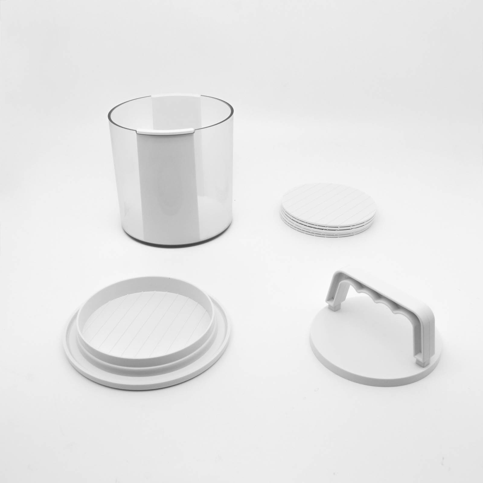 TEMU Premium Burger Press- Patty Mold With Parchment Paper Sheets For Perfect Round Patties; Ideal For Bbq And Home Kitchen Use; Burger Patty Maker/