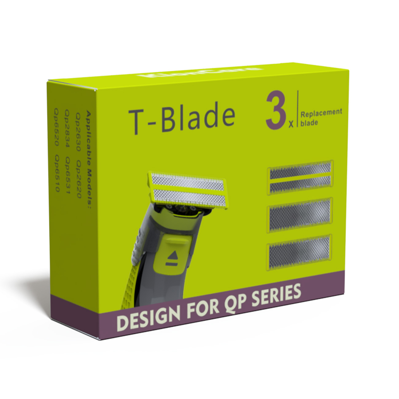 

Set Of Blade Cartridges For Electric Shavers, Compatible With Models Qp2520, Qp2530, Qp2620, Qp2630, Qp27, And Qp28, Includes 4 Blades.