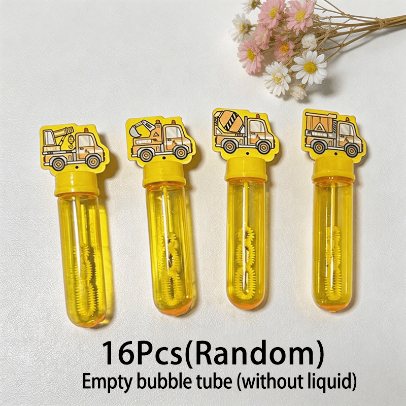TEMU Gift For Her/him 16pcs Empty Bubble Tubes Shaped Like (without Liquid), Design., Design., Design.cute Children's Toys.classroom Prizes Birthday