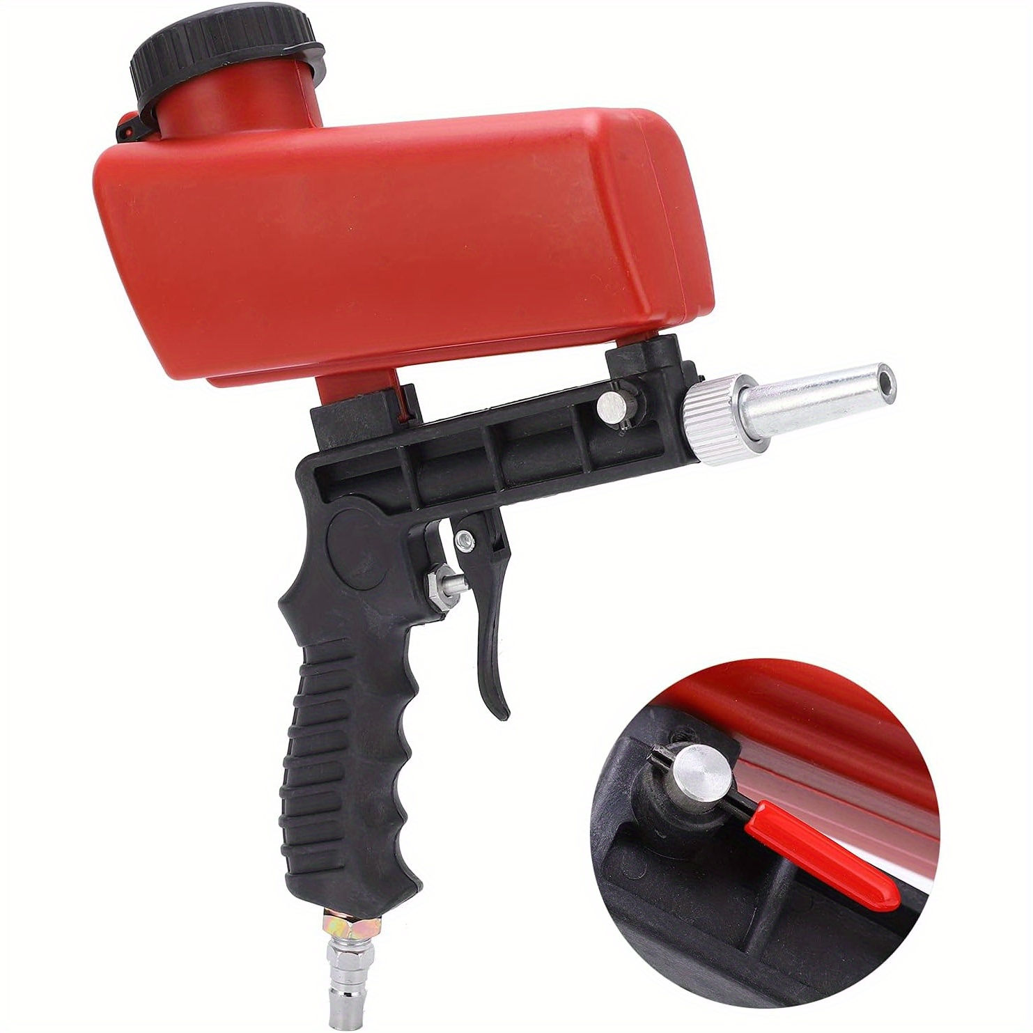 

90psi Adjustable Handheld Machine Pneumatic Adjustable Small Dust Blasting With Container Machine