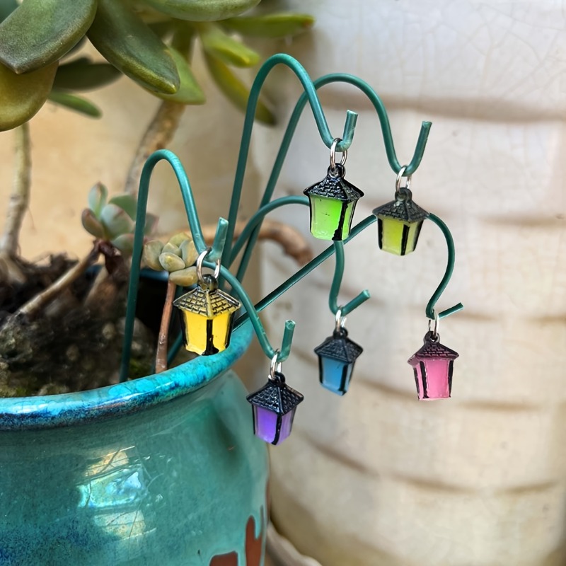 TEMU 6pcs Garden Miniature Decorative Stakes, -the-dark, Decorations, Party Crafts