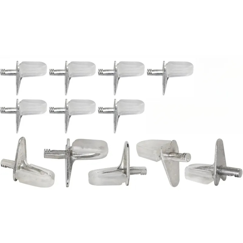 TEMU 12pcs Chevilles de Support d'Étagère d'Armoire 3Mm, Goupilles de Support d'Étagère pour Bibliothèques, Vitrines, Penderies et de Cuisine -