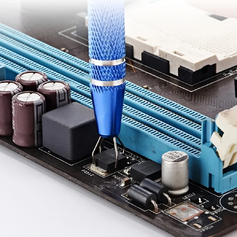 1 Juego de Herramientas de Reparación de Computadoras y Teléfonos Móviles, que incluye Extractor de IC, Extractor de Chip, Sacador de IC, Extractor de PLCC, Pinzas de Componentes Electrónicos, Extractor de Circuito Integrado, Pica de Chip de Arreglo de Red de Bolas y Borrador de Circuito Integrado de Montaje de Superficie.