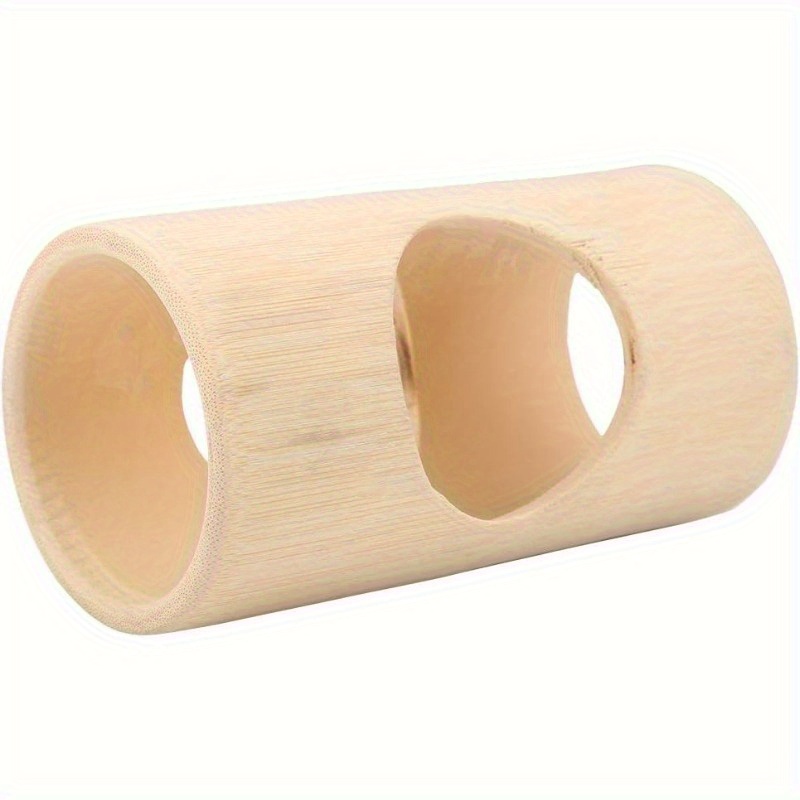 Hamster Tube, L Bamboo Tunnel Toy Small Animals Pet Funny Tubes & Tunnels Fun Activity For Chin As Guinea Gerbils Cage Toys (large Size)