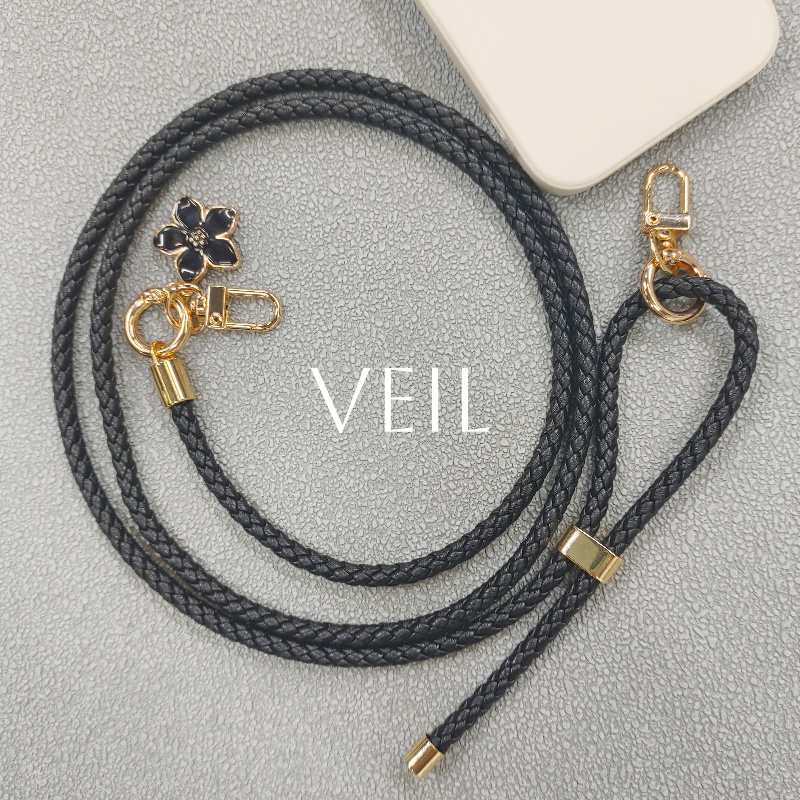 TEMU A Phone Lanyard With Adjustable Anti-loss Features - With A Small Flower Charm, This Multifunctional Bag Chain Is A Stylish Accessory For Women,